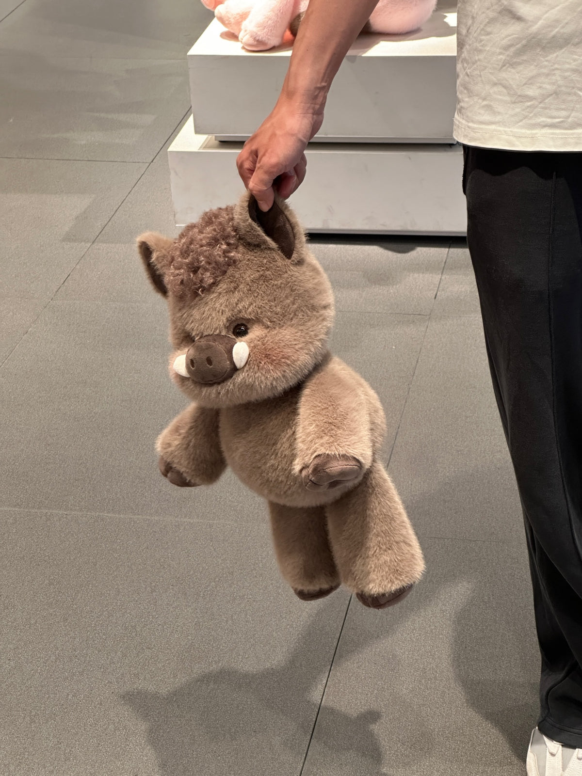 Running Wild Boar Stuffed Animal