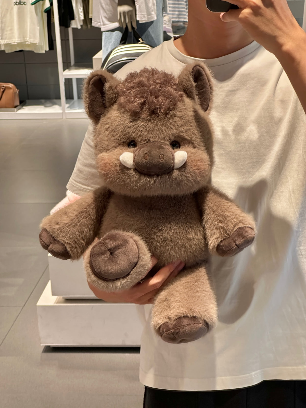 Running Wild Boar Stuffed Animal