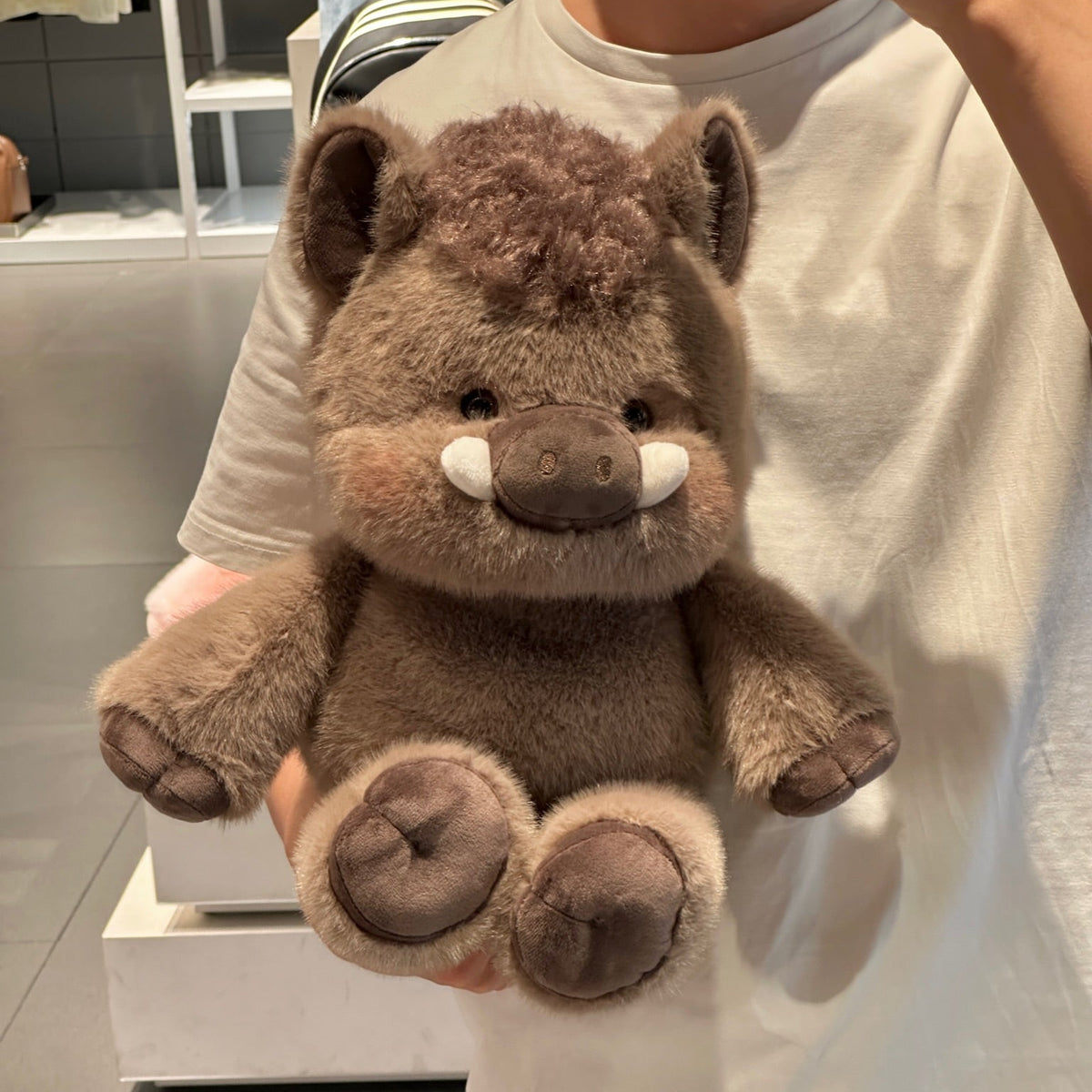 Running Wild Boar Stuffed Animal