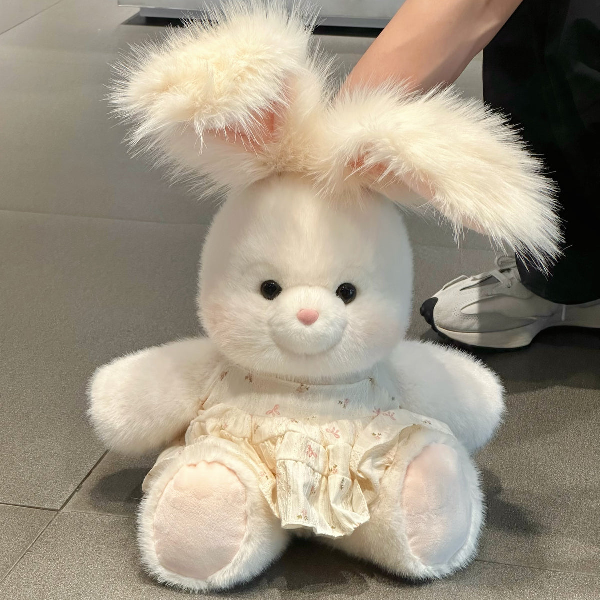 Running Angora Rabbit Stuffed Animal