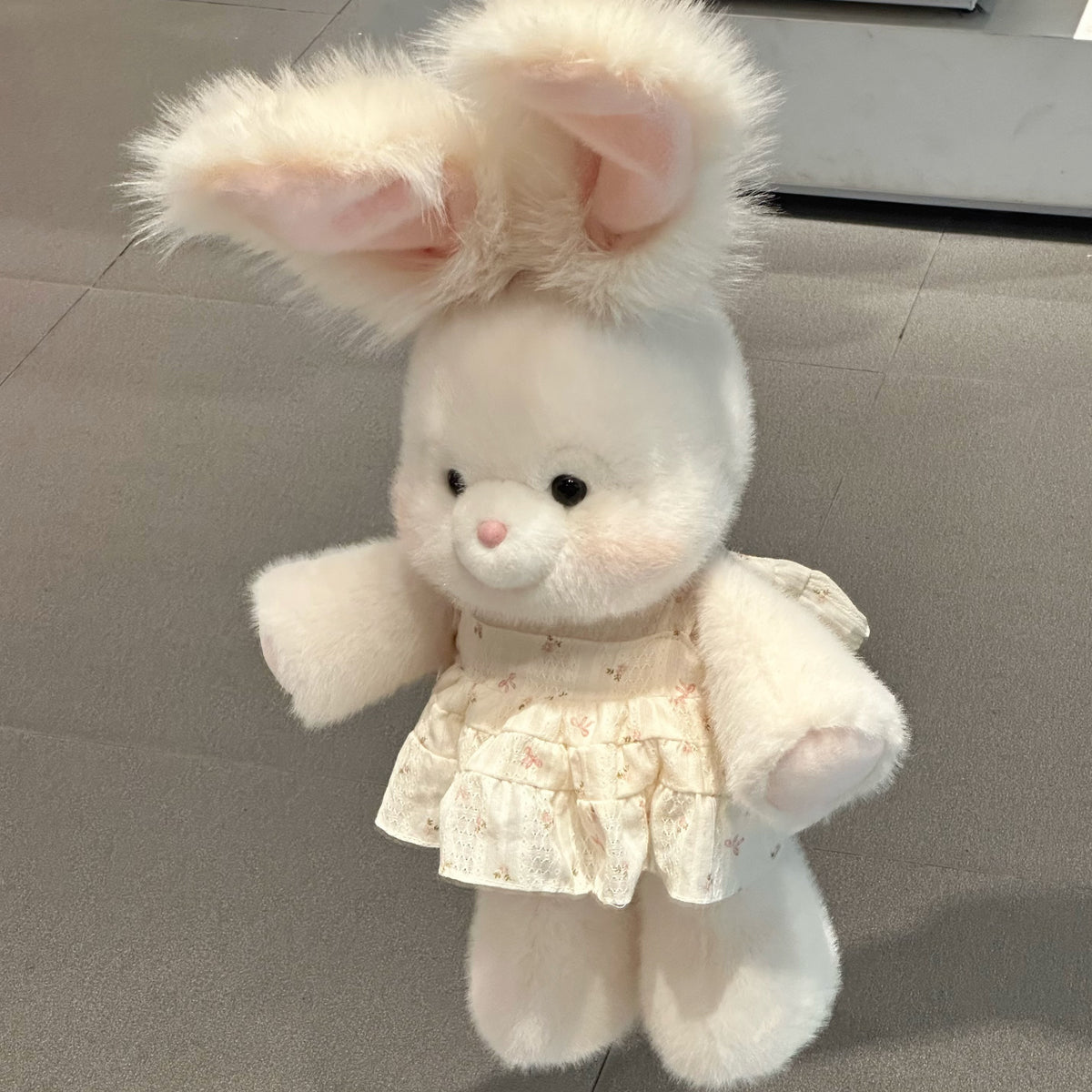Running Angora Rabbit Stuffed Animal