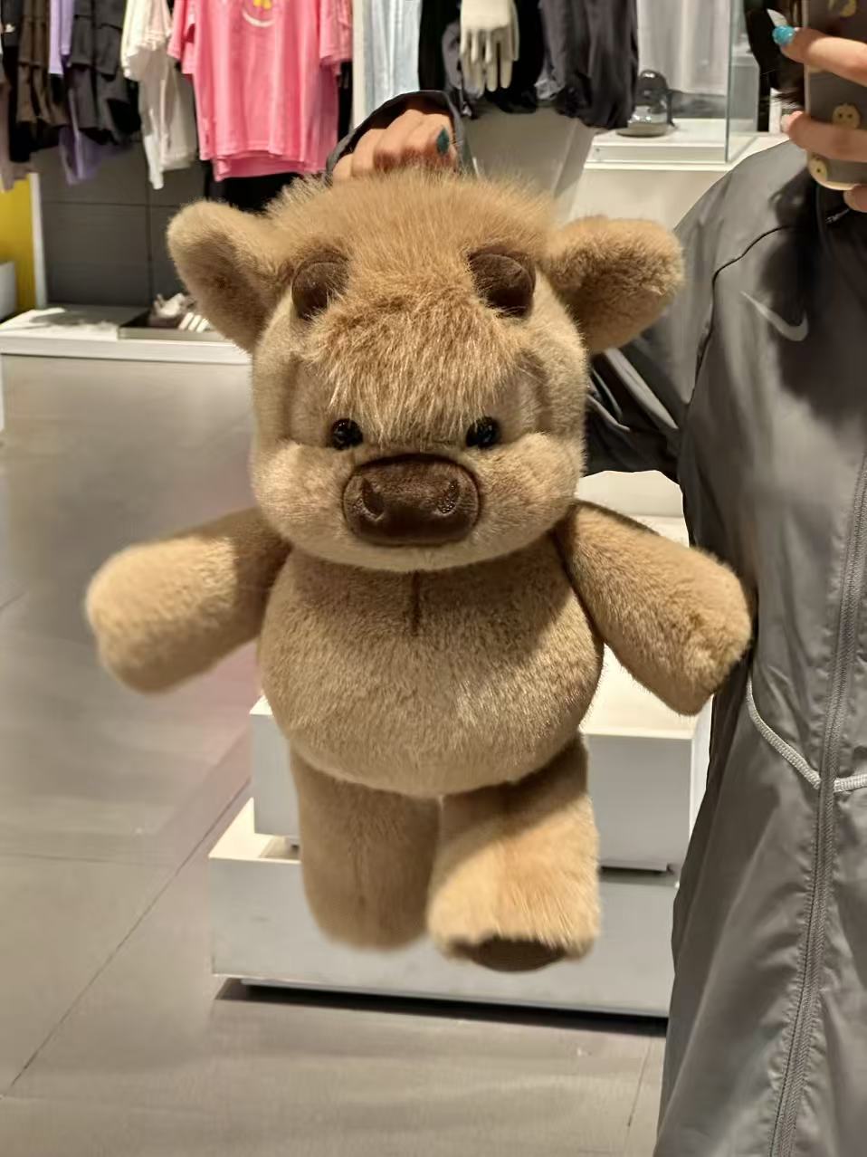 Running Scottish Highland Cow Stuffed Animal