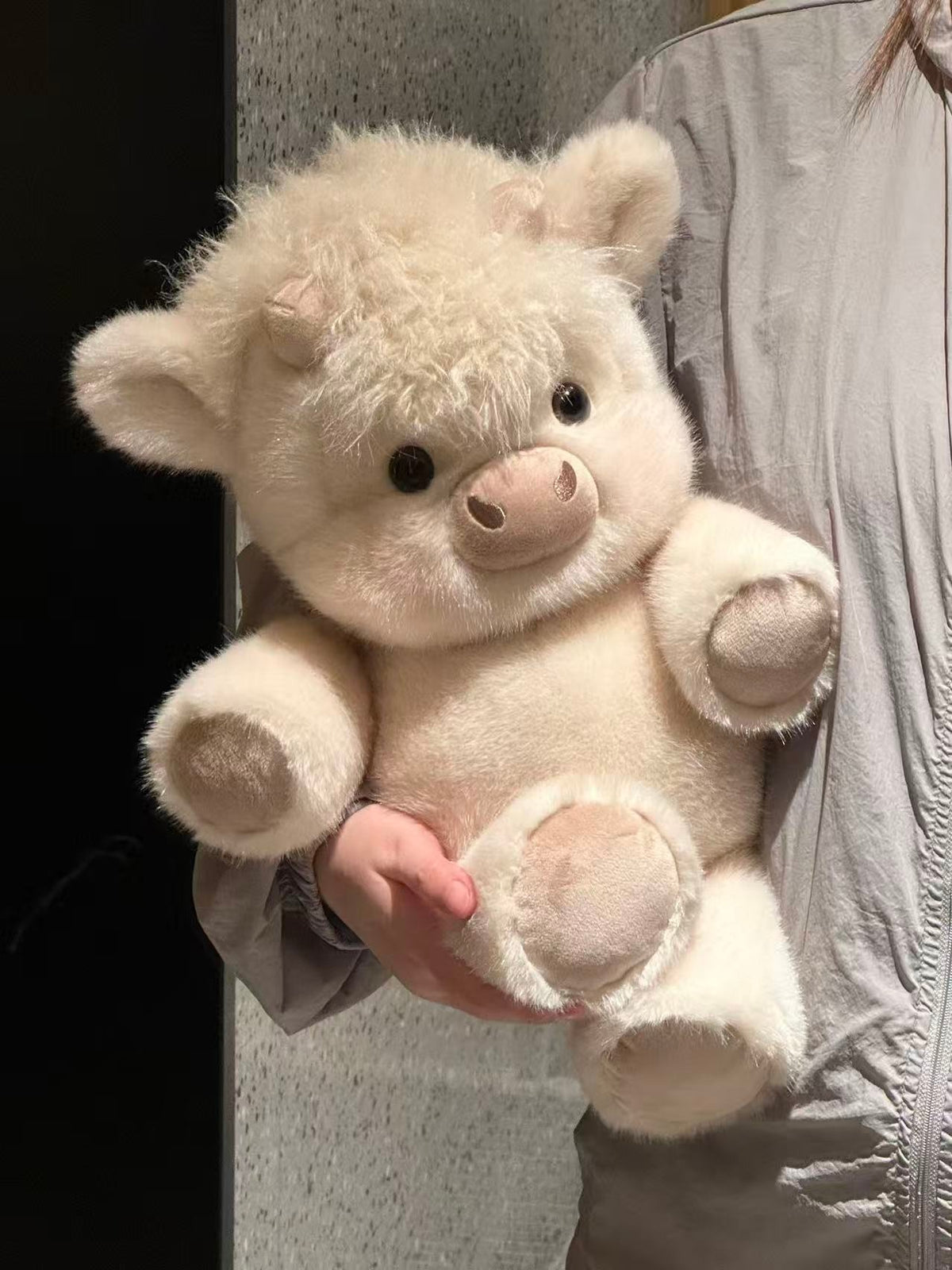 Running Scottish Highland Cow Stuffed Animal