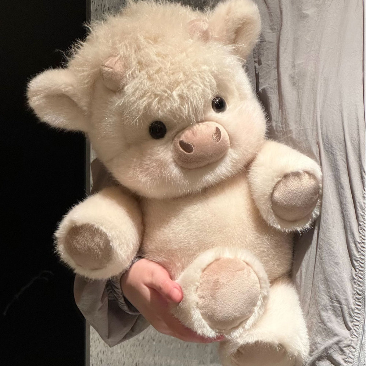 Running Scottish Highland Cow Stuffed Animal