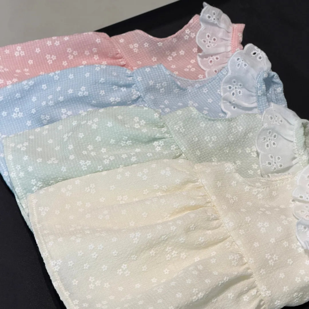 Cottagecore Floral Gingham Plushie Dress (Dress Only)
