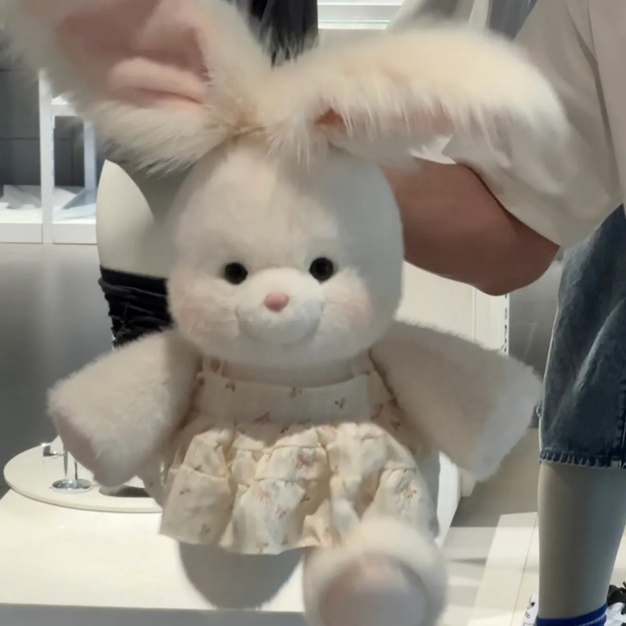 Cute Angora Rabbit Stuffed Animal