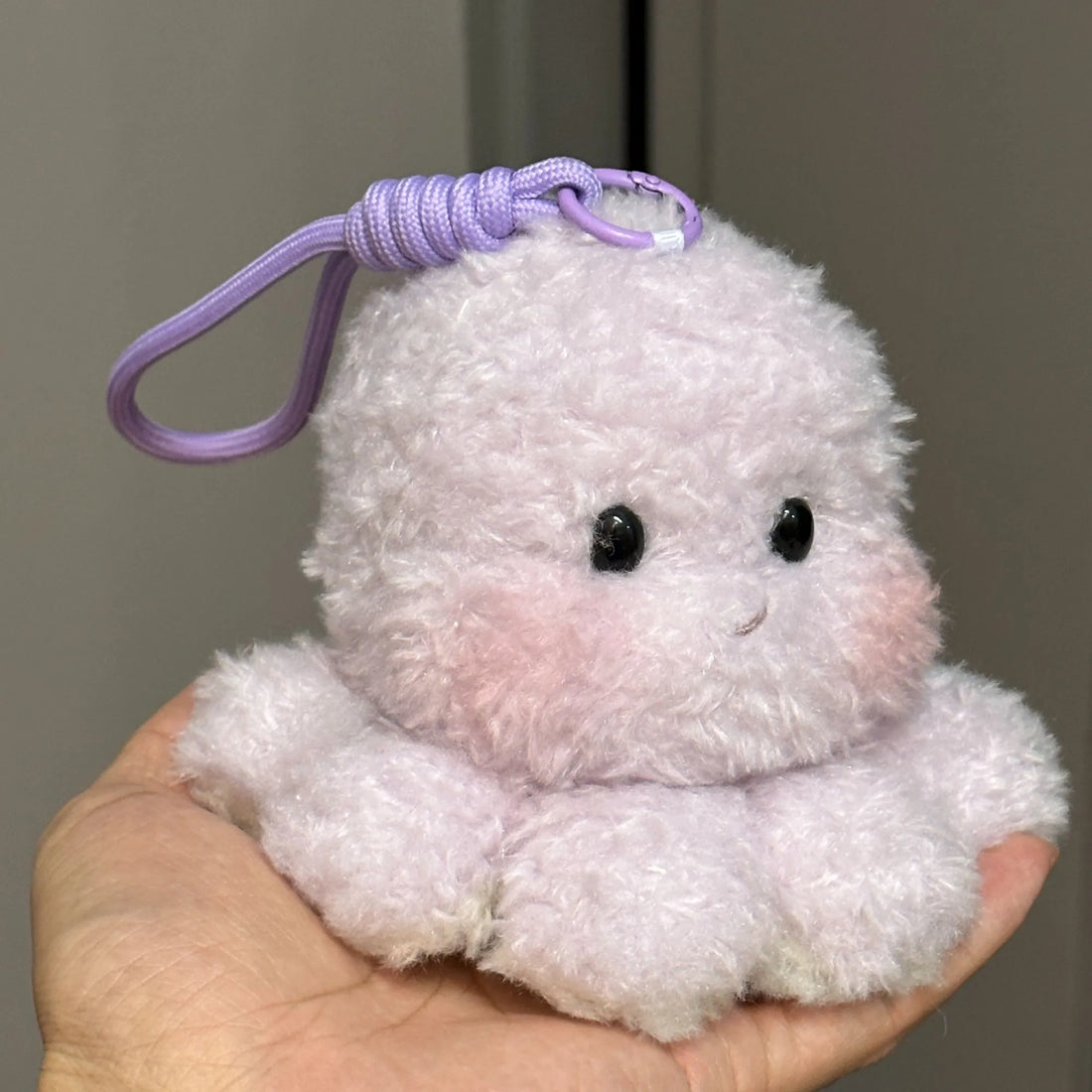 Niedlicher Oktopus-Stofftier-Schlüsselanhänger