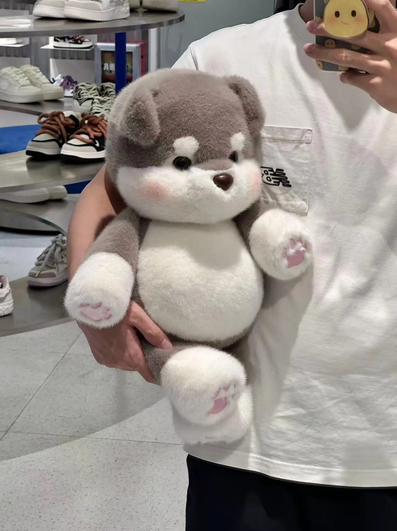 Cute-Running-Alaskan-Malamute-Stuffed-Animal-5 - Cubforest