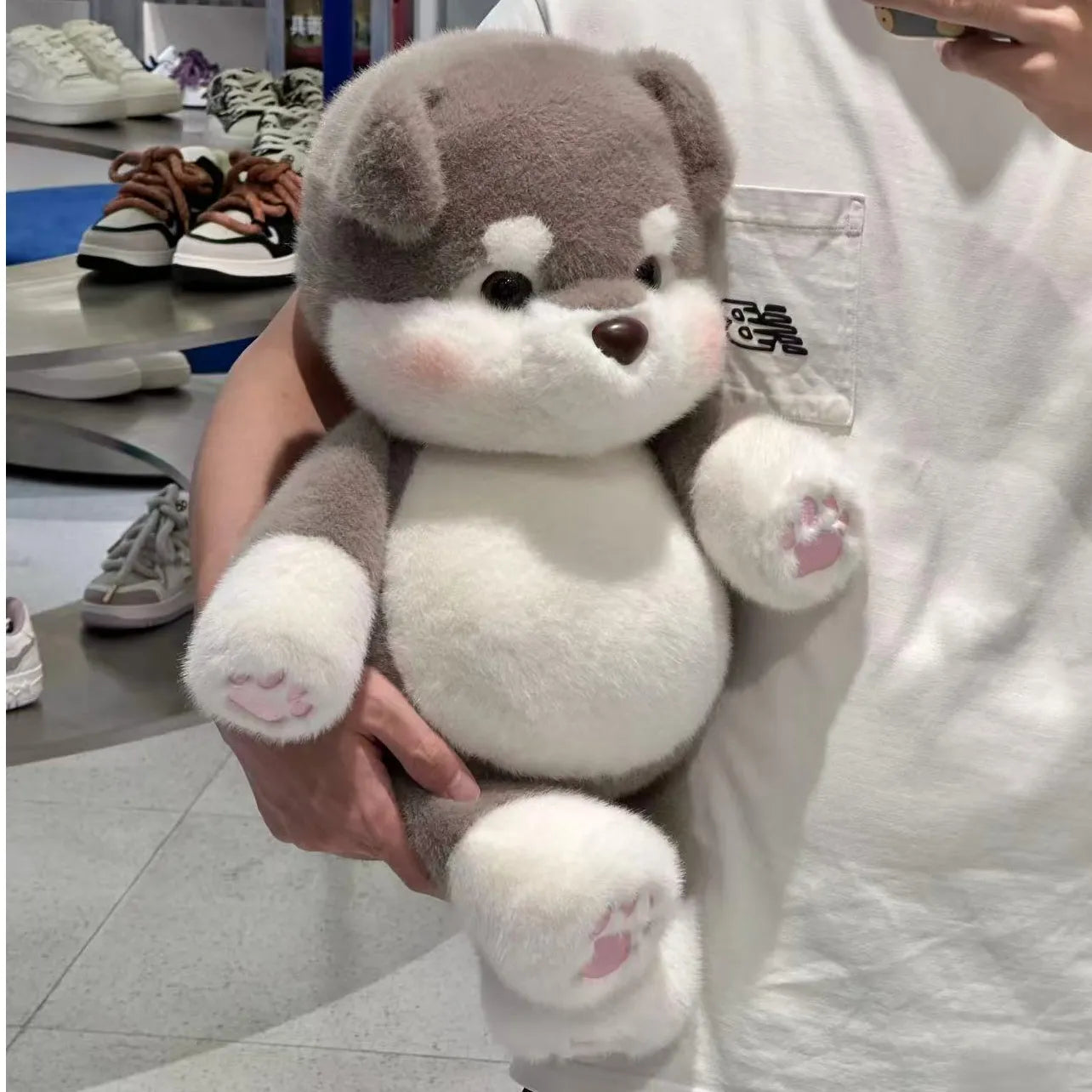 Cute-Running-Alaskan-Malamute-Stuffed-Animal-8 - Cubforest