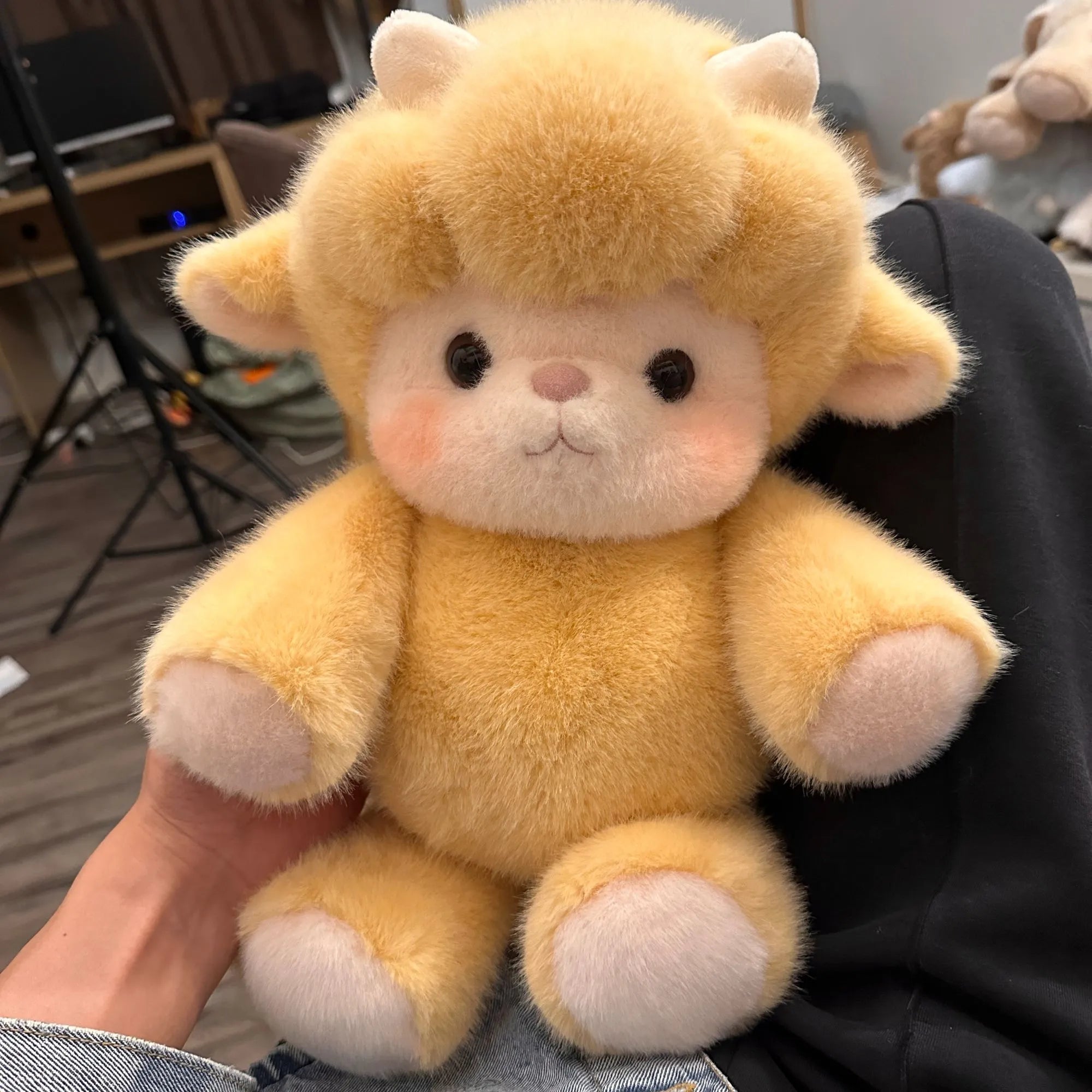 Cute Running Lamb Stuffed Animal