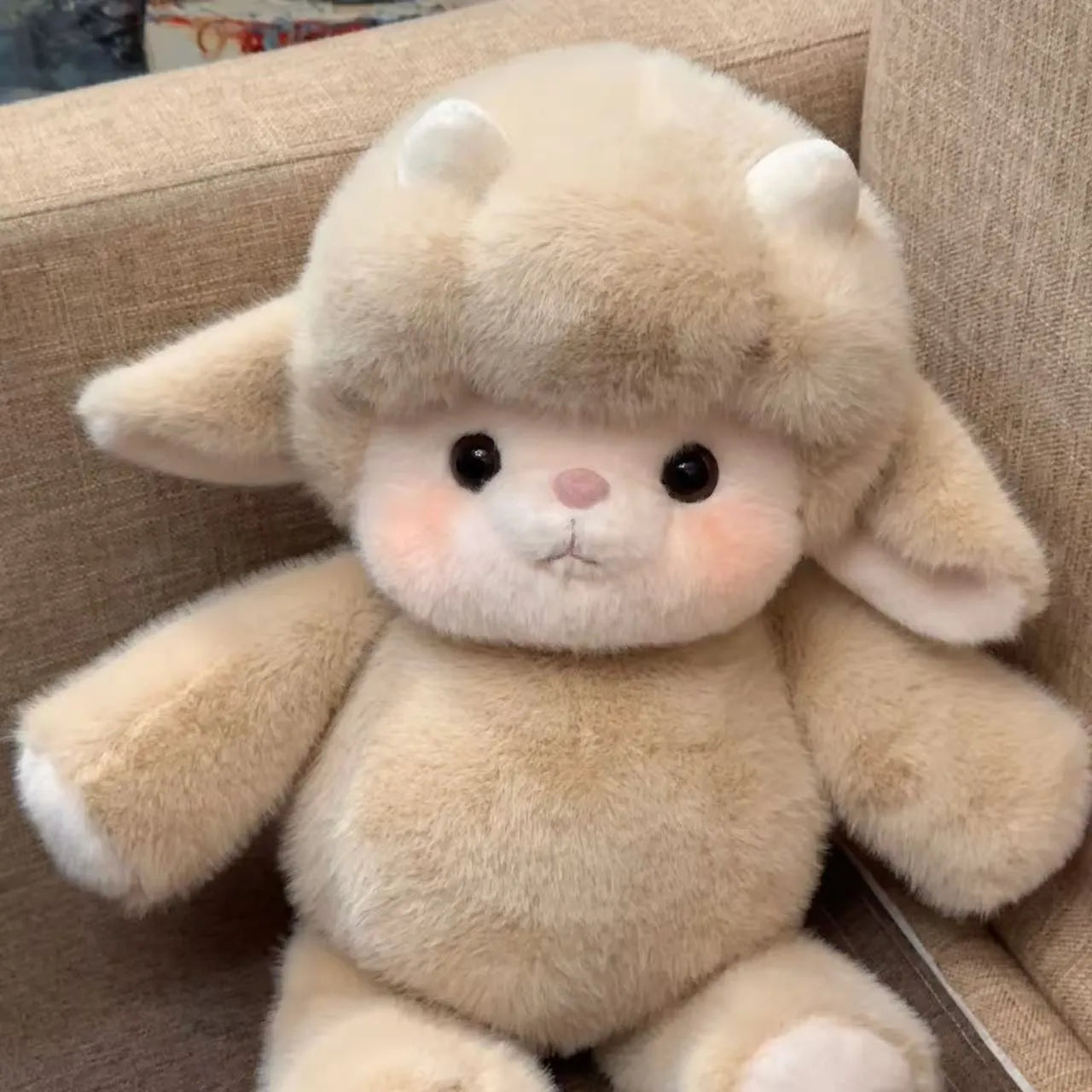 Cute Running Lamb Stuffed Animal