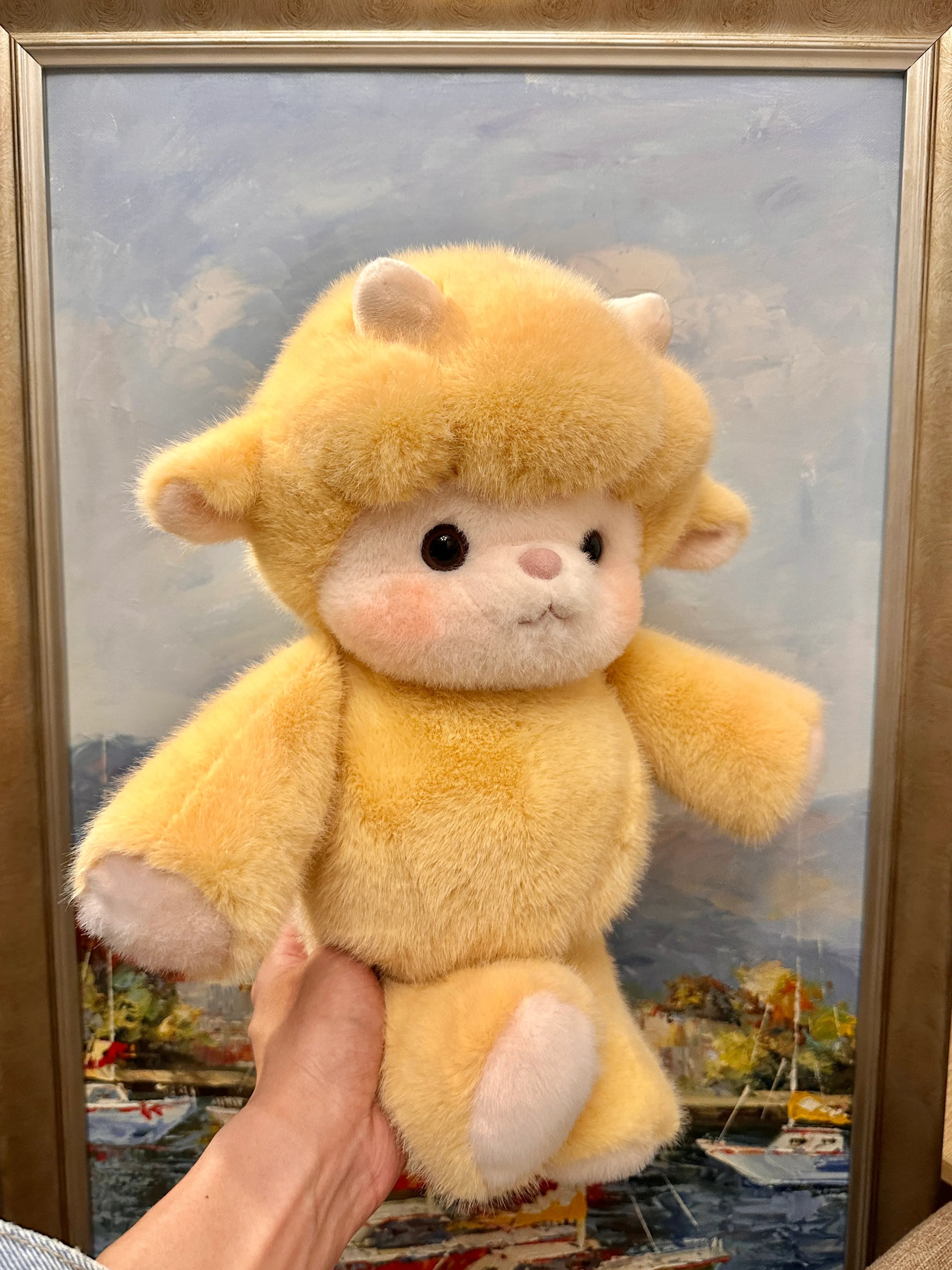 Cute Running Lamb Stuffed Animal