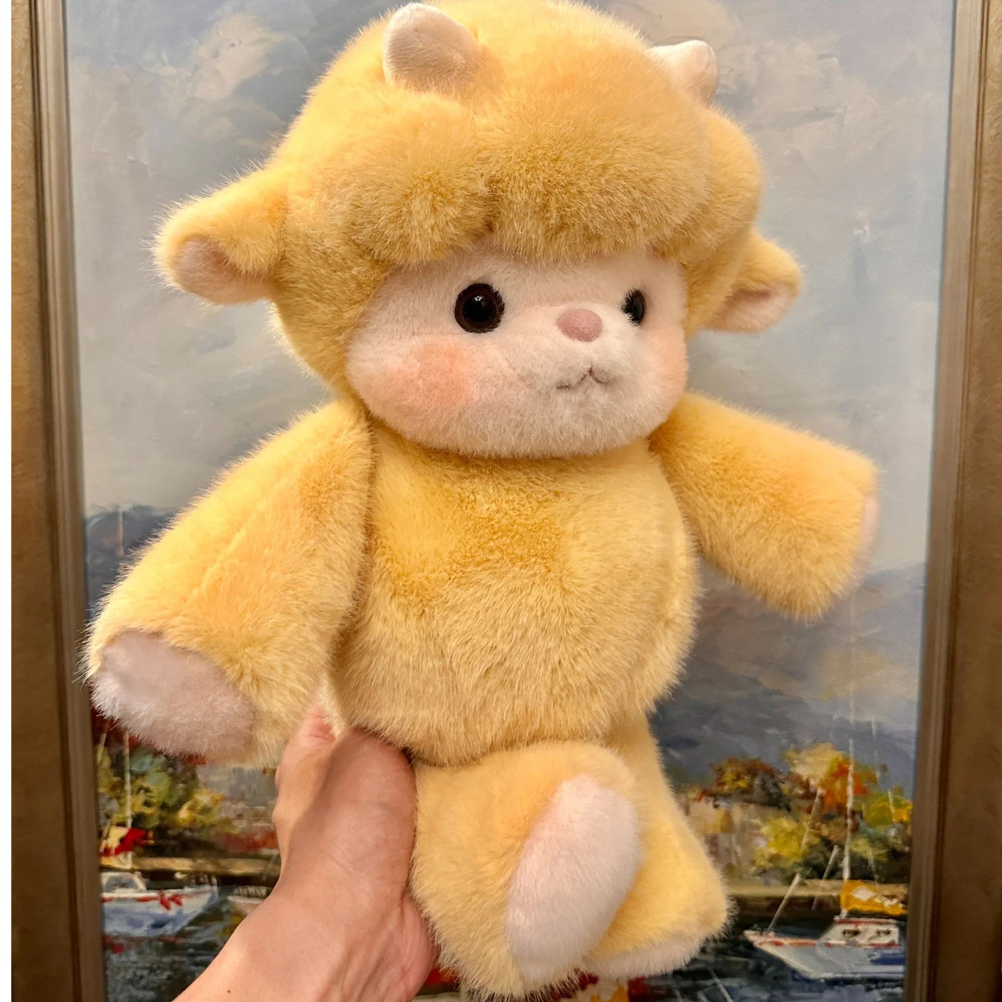 Cute Running Lamb Stuffed Animal