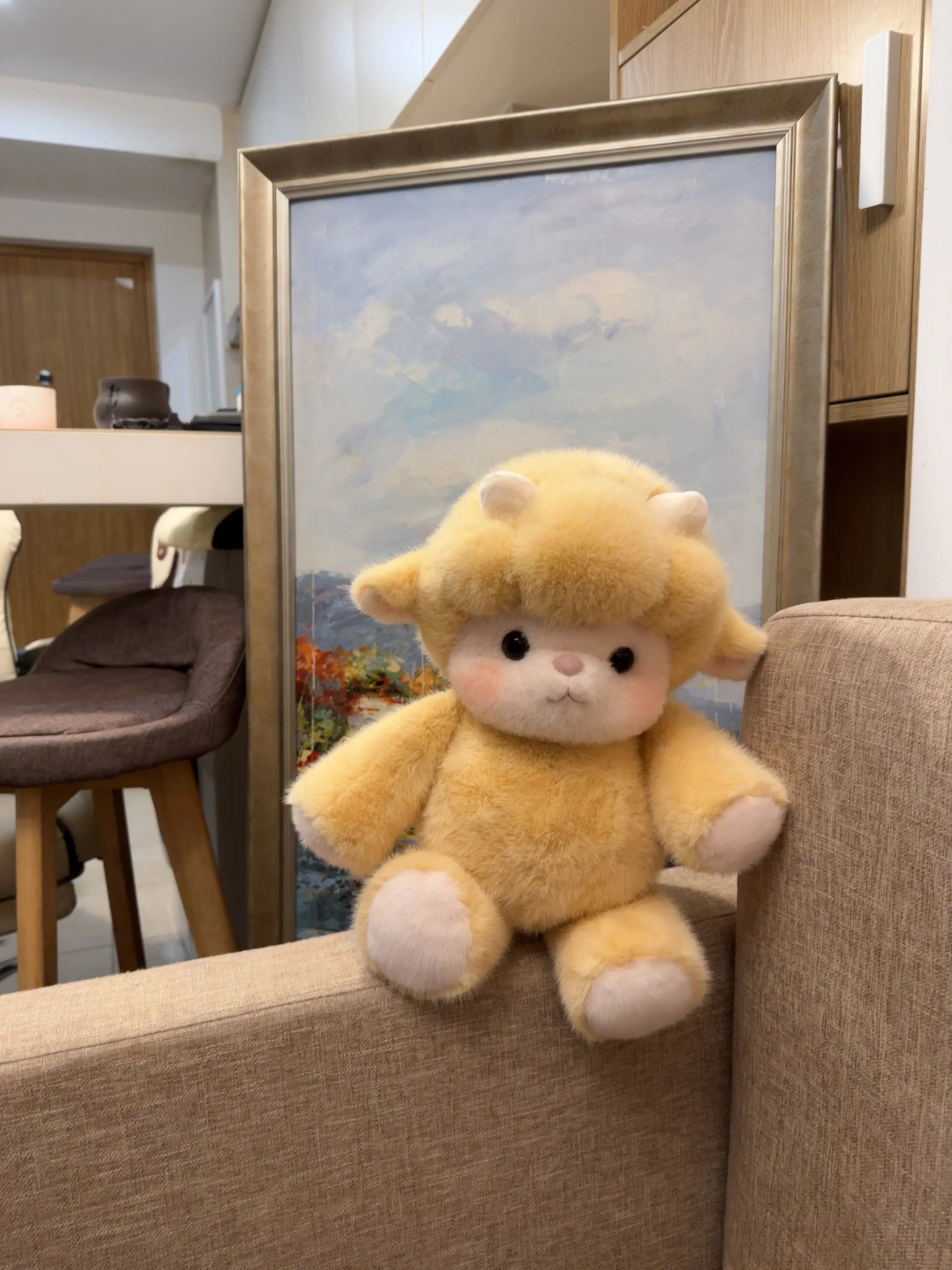 Cute Running Lamb Stuffed Animal