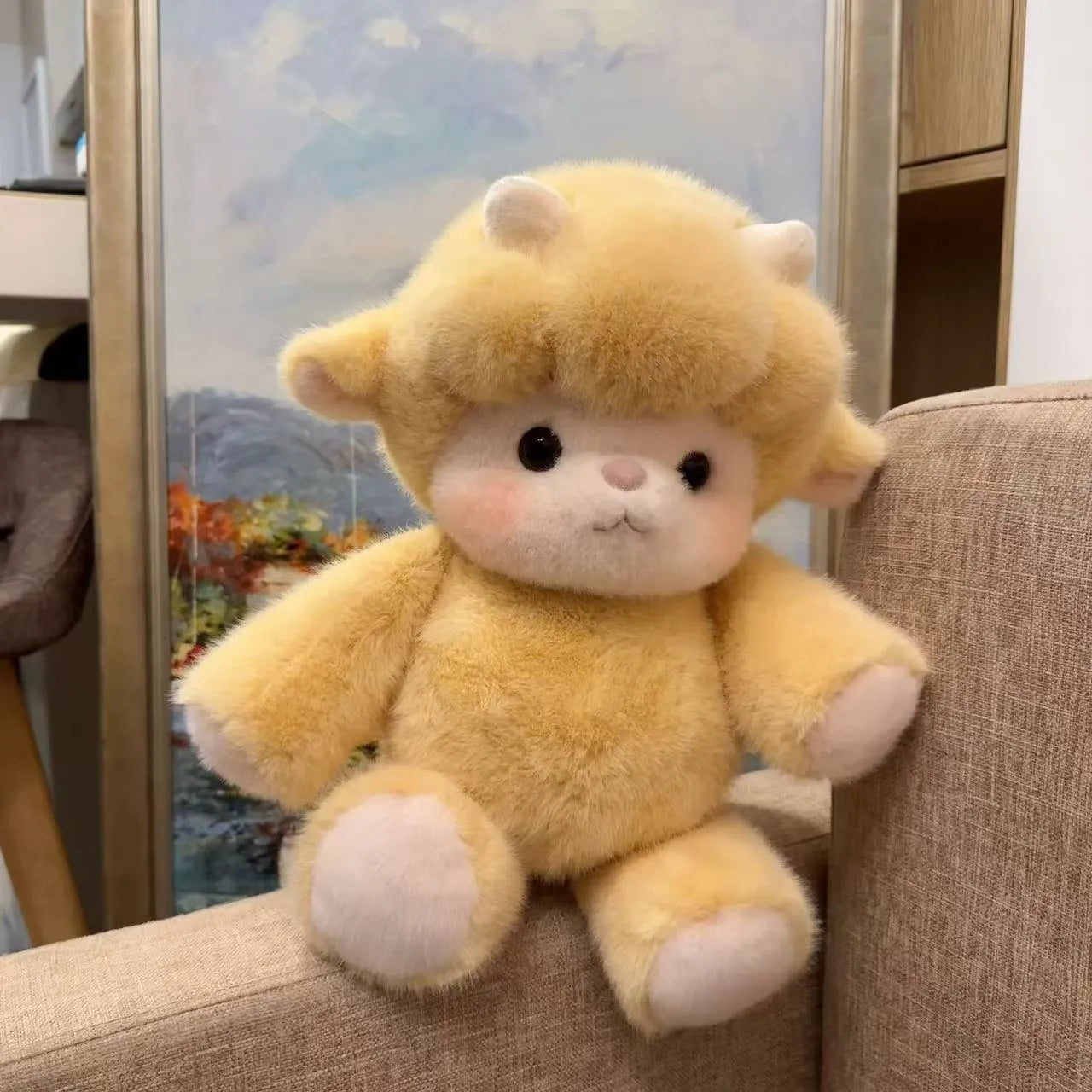 Cute Running Lamb Stuffed Animal