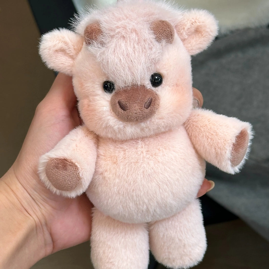 Süße Plüschtier-Schlüsselanhänger