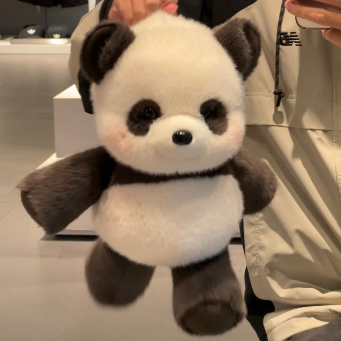 Running Panda Stuffed Animal