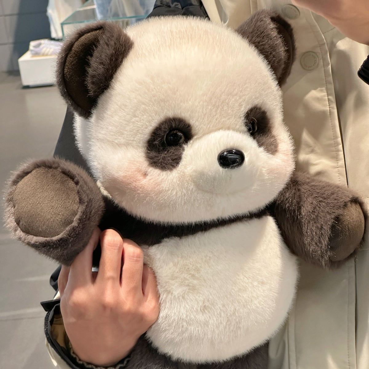 Running Panda Stuffed Animal