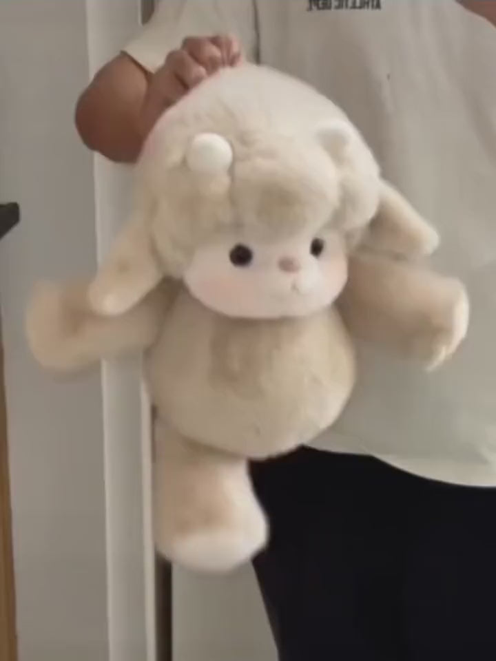 Cute Running Lamb Stuffed Animal